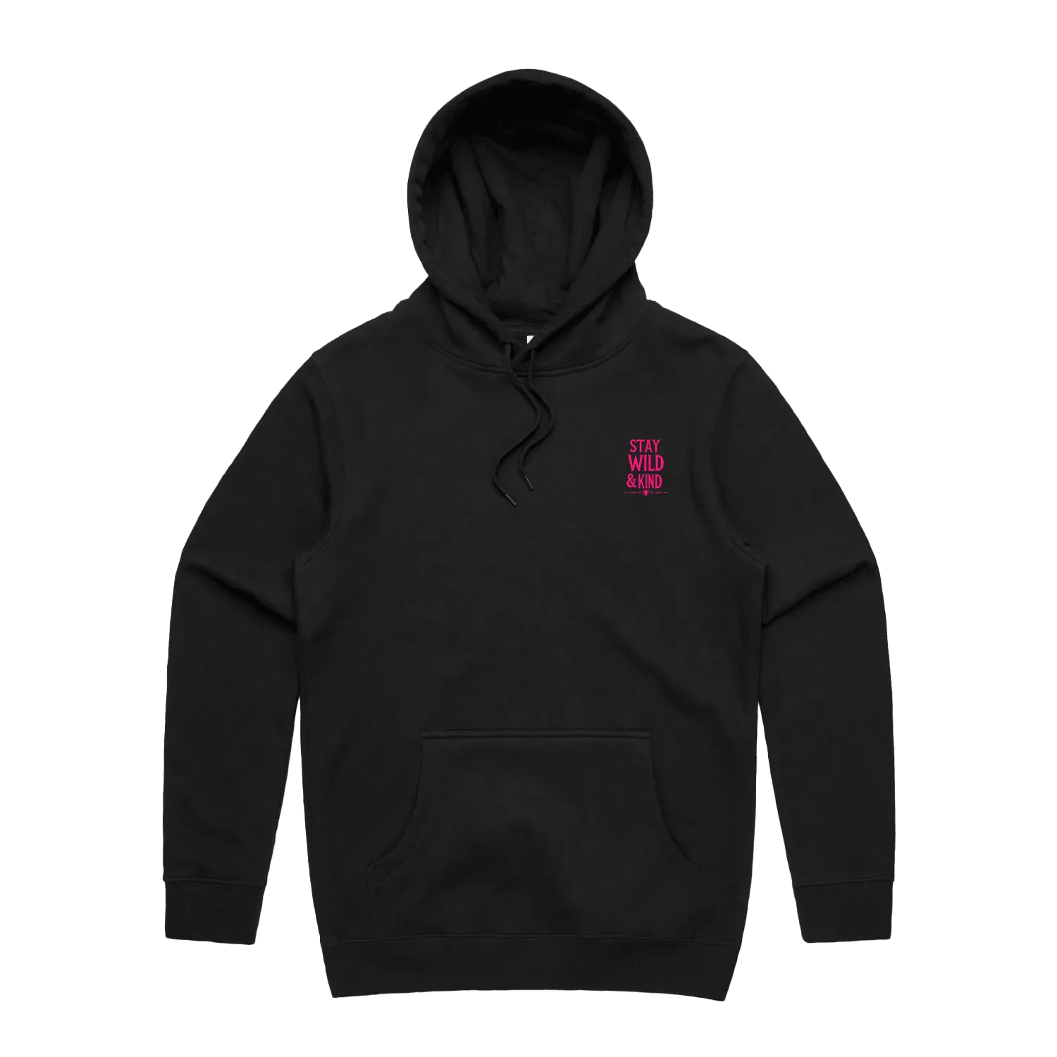 Stay Wild & Kind Pink/Black Hoodie
