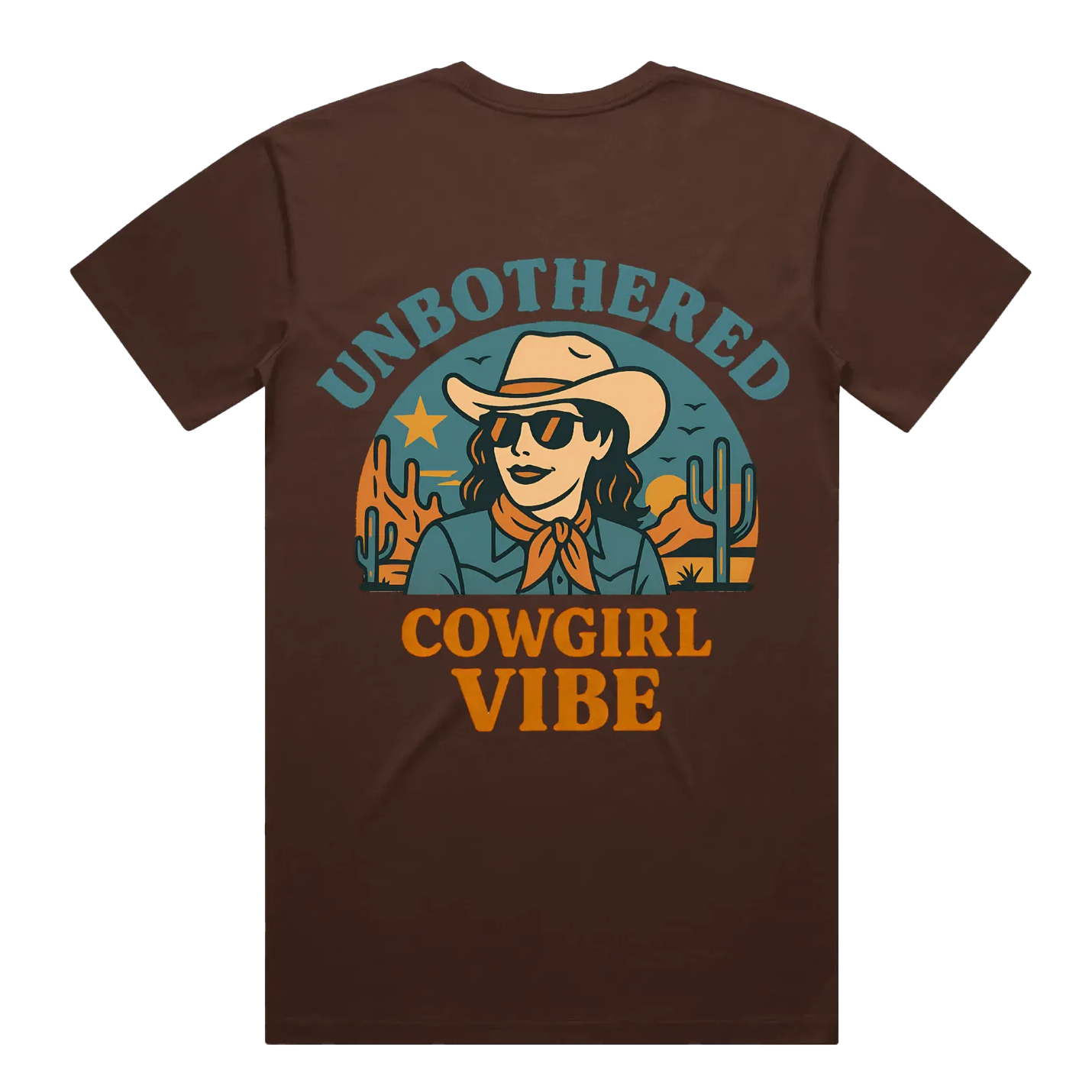 Limited Edition - Unbothered Cowgirl Staple Cotton Tee