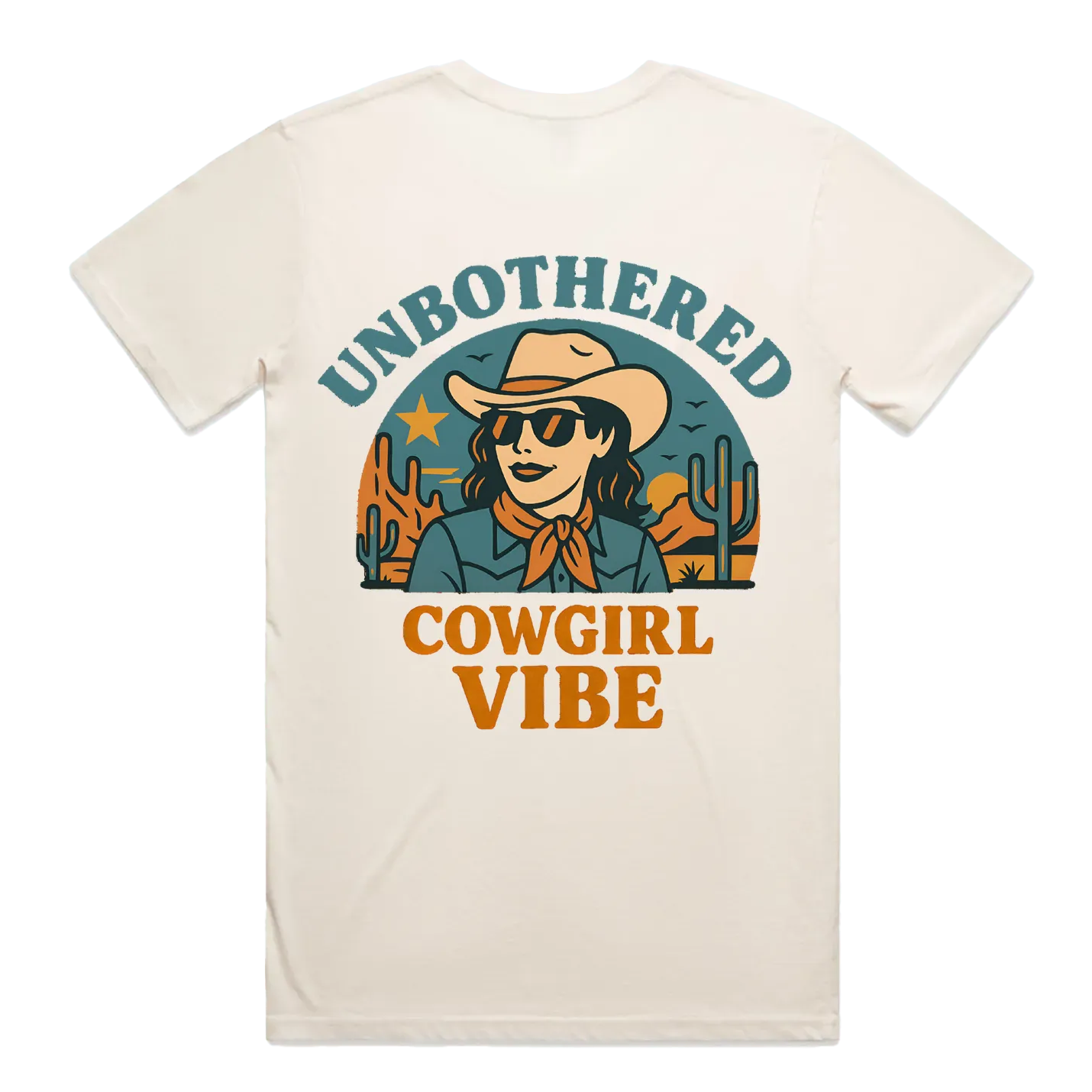 Limited Edition - Unbothered Cowgirl Staple Cotton Tee