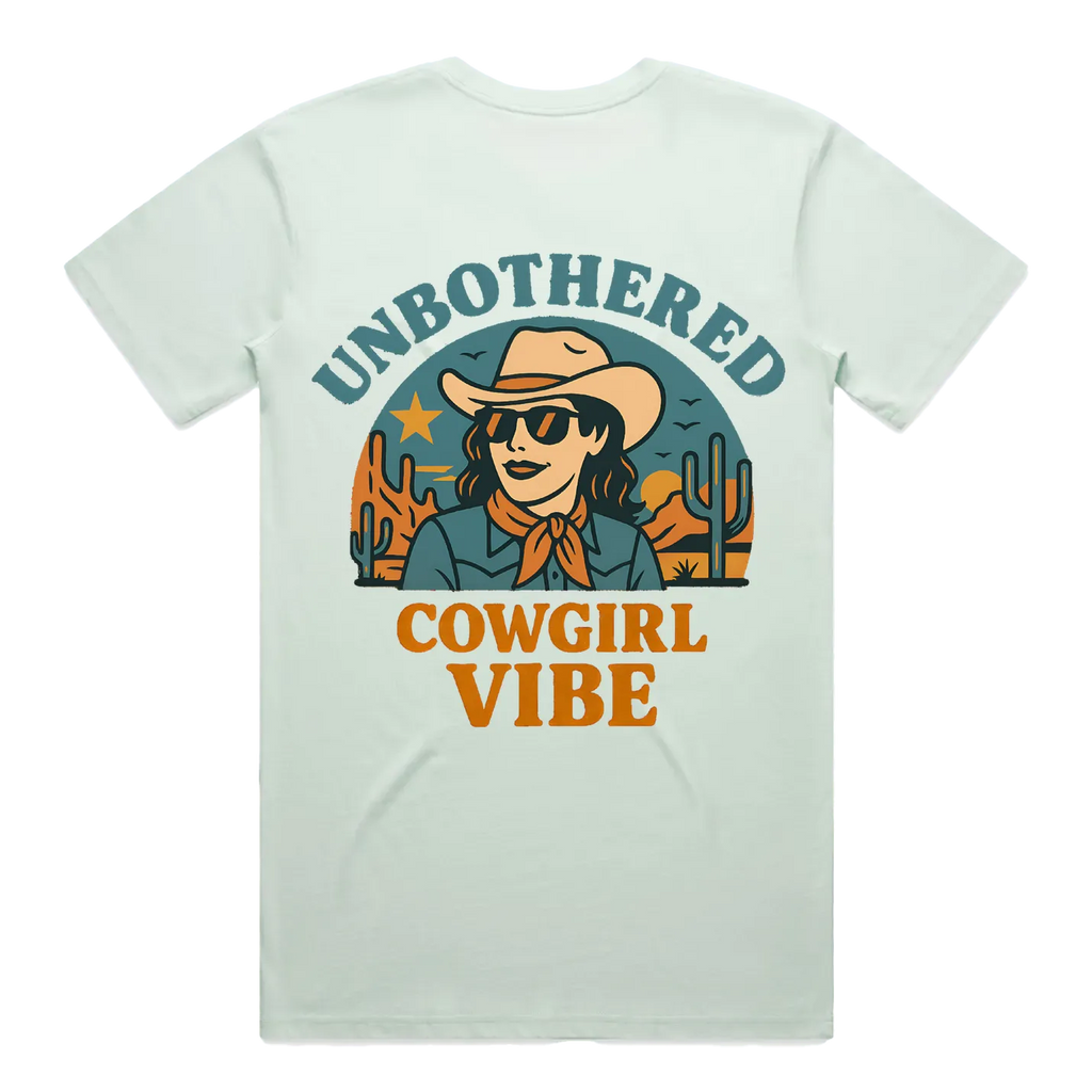 Limited Edition - Unbothered Cowgirl Staple Cotton Tee