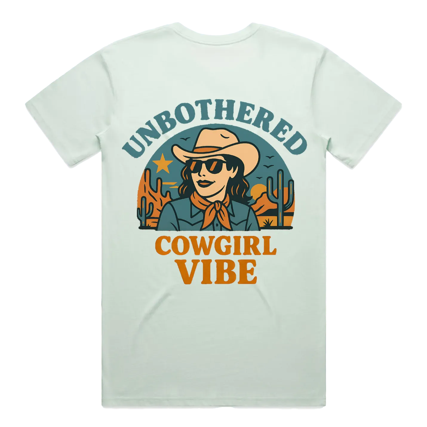 Limited Edition - Unbothered Cowgirl Staple Cotton Tee