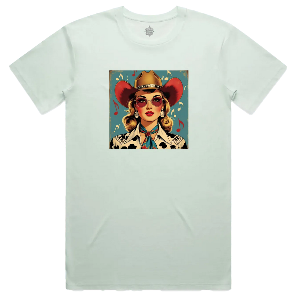 Music Vintage Cowgirl Staple Cotton Tee