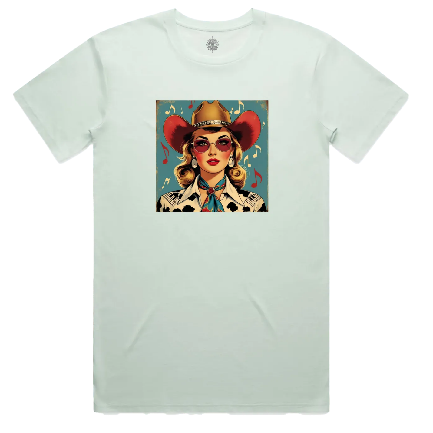 Music Vintage Cowgirl Staple Cotton Tee