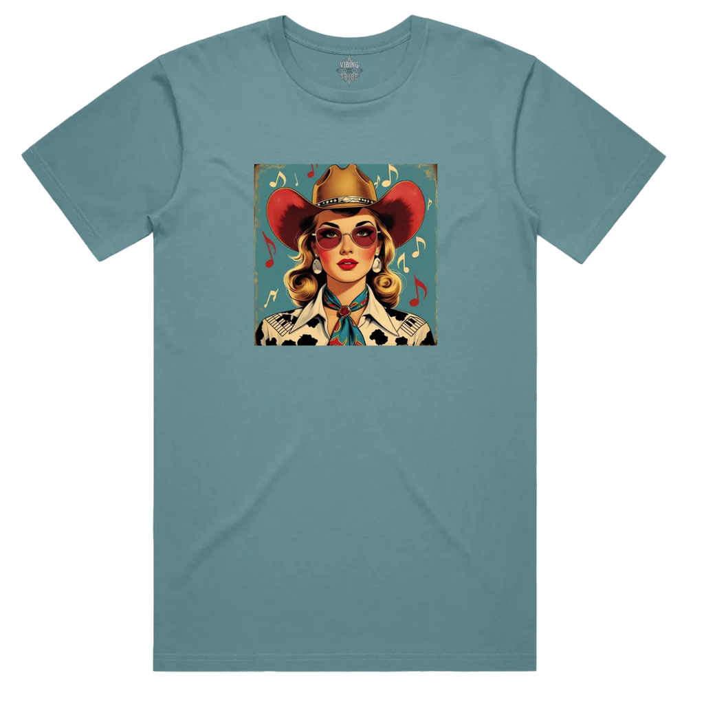 Music Vintage Cowgirl Staple Cotton Tee