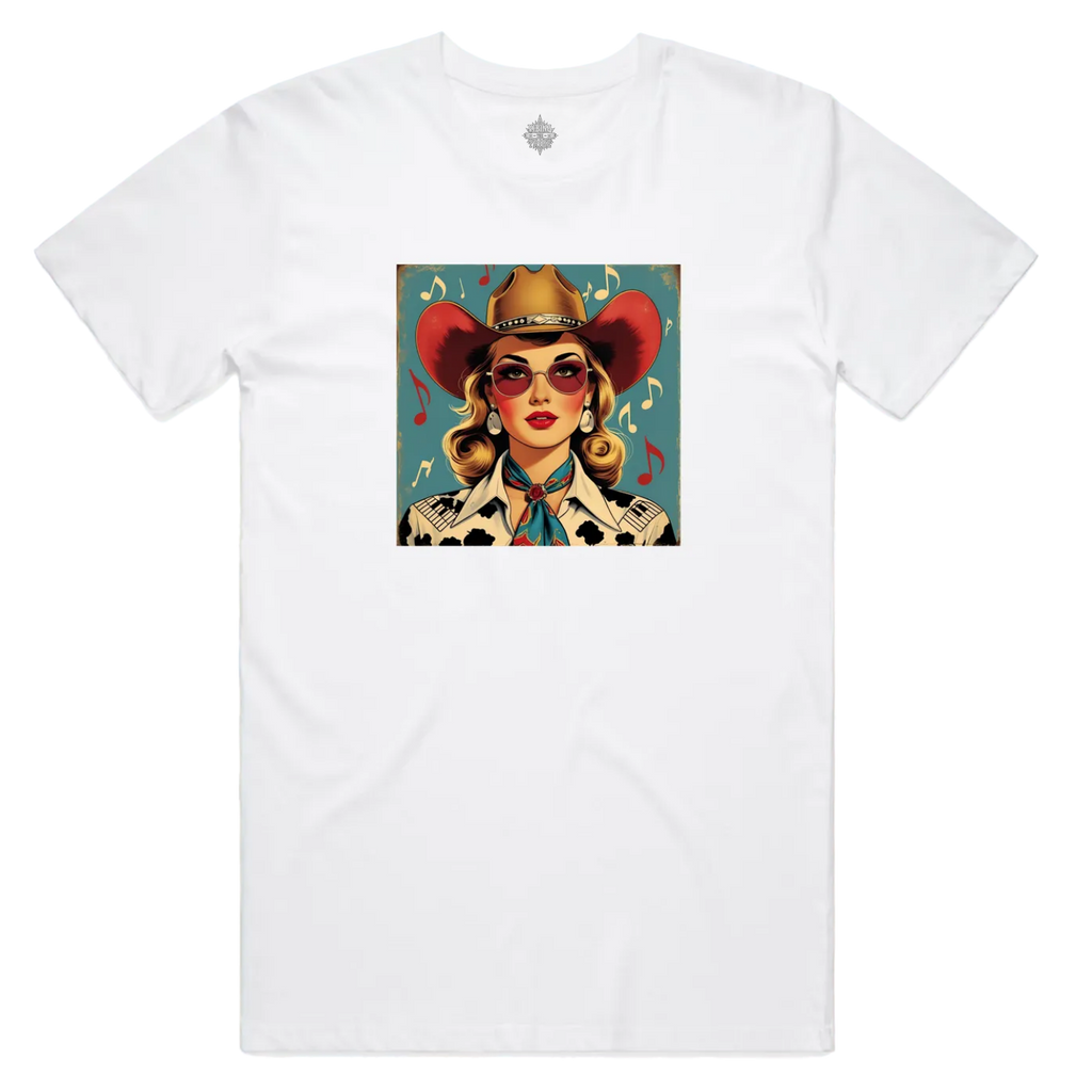 Music Vintage Cowgirl Staple Cotton Tee