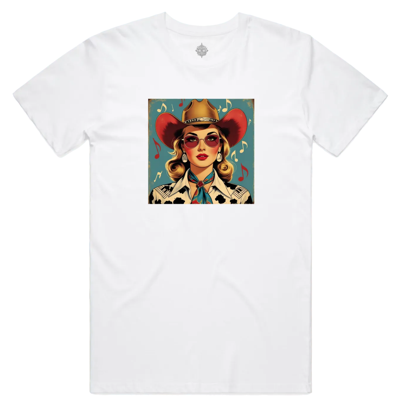 Music Vintage Cowgirl Staple Cotton Tee