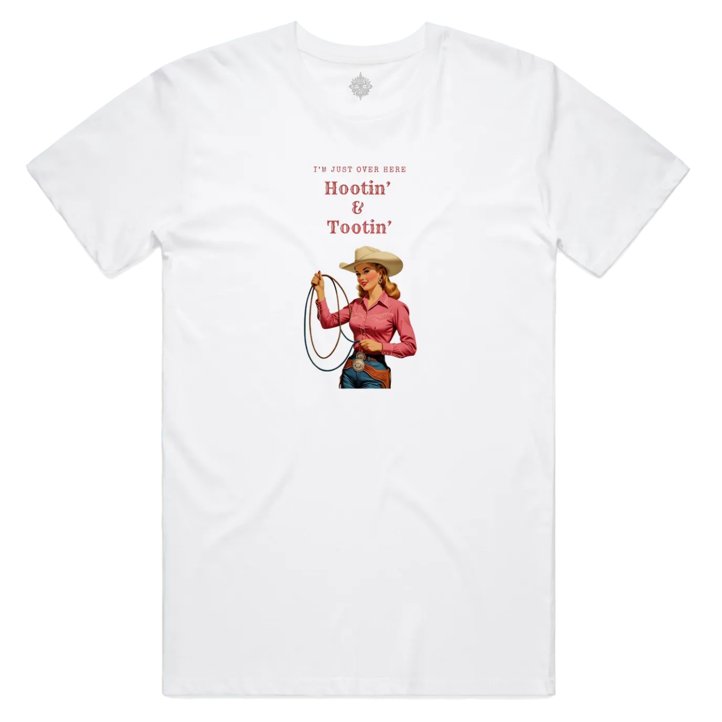 हूटिन एंड टूटिन काउगर्ल क्लासिक कॉटन टी