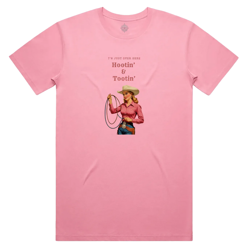 हूटिन एंड टूटिन काउगर्ल क्लासिक कॉटन टी