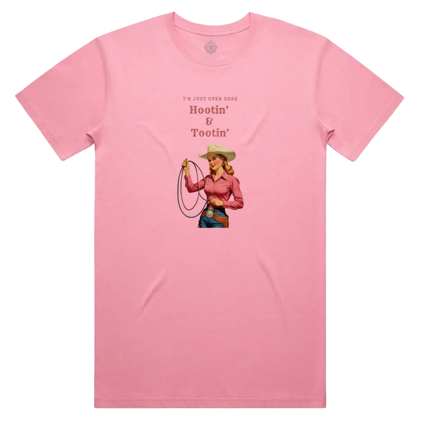 हूटिन एंड टूटिन काउगर्ल क्लासिक कॉटन टी