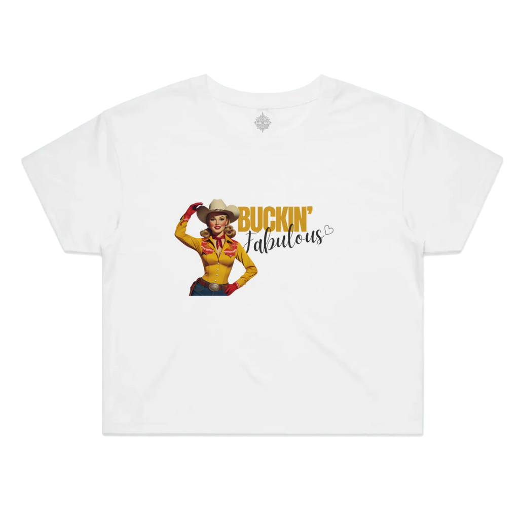 Buckin' Fabulous Crop Tee
