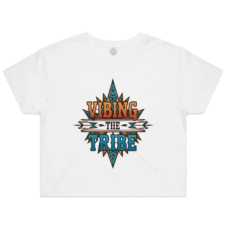 Vibing the Tribe Signature Crop Tee