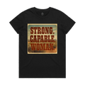 Strong. Capable. Woman. Maple Cotton Tee