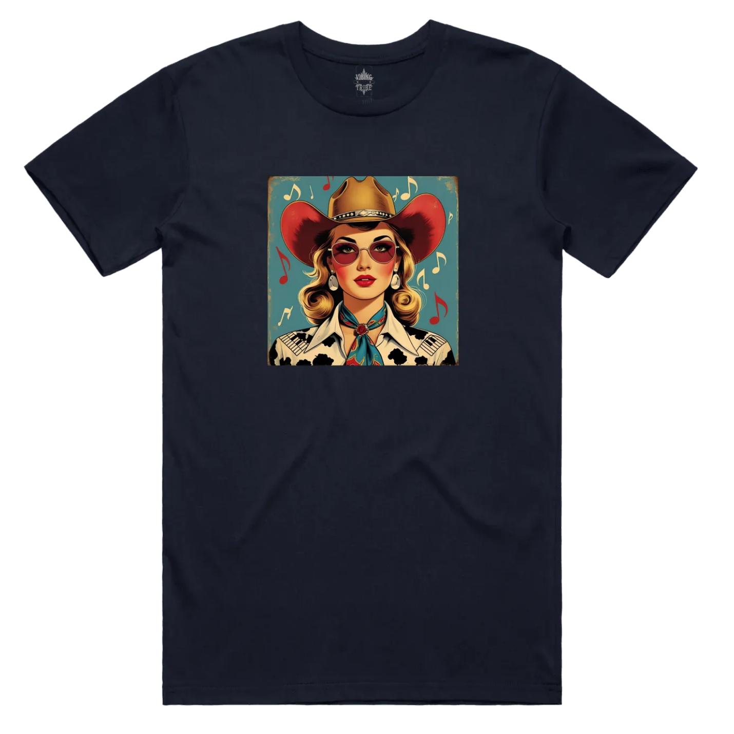 Music Vintage Cowgirl Staple Cotton Tee