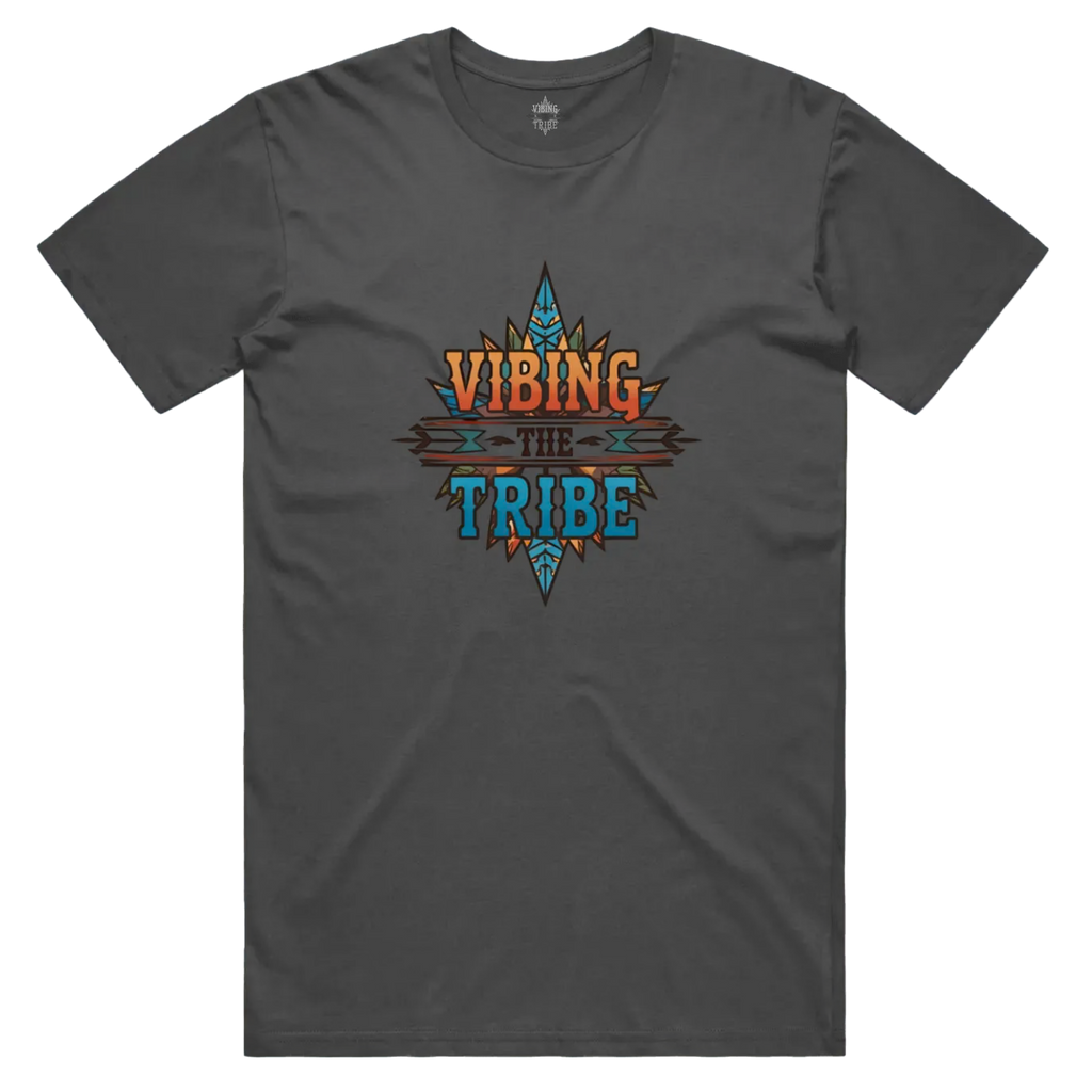 Vibing the Tribe Signature Logo Unisex Cotton Tee