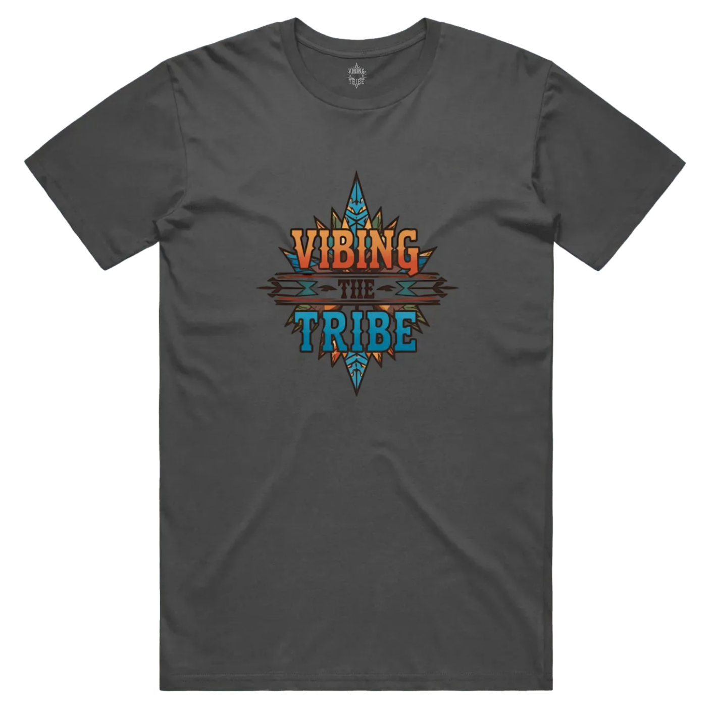 Vibing the Tribe Signature Logo Unisex Cotton Tee