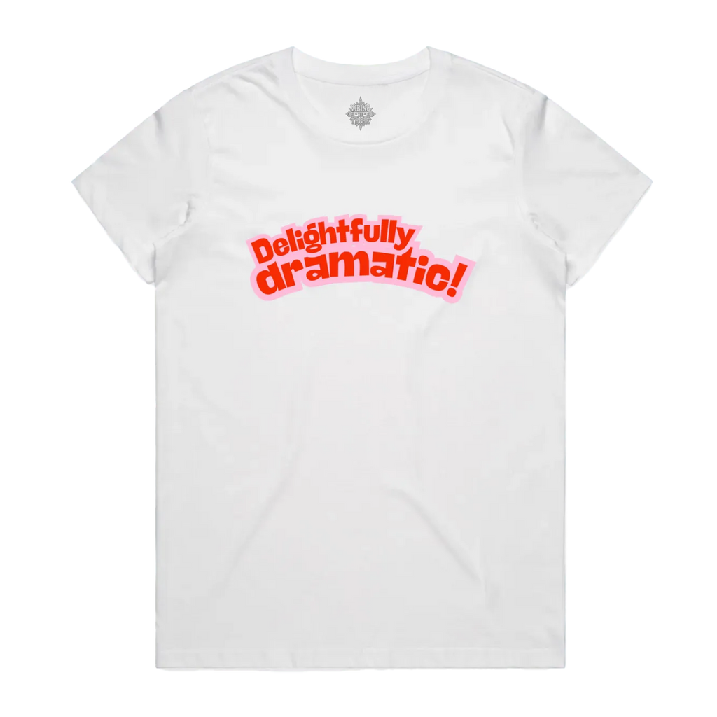 Delightfully Dramatic Maple Cotton Tee