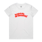 Delightfully Dramatic Maple Cotton Tee