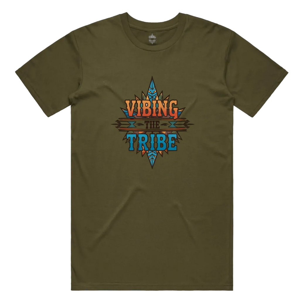 Vibing the Tribe Signature Logo Unisex Cotton Tee