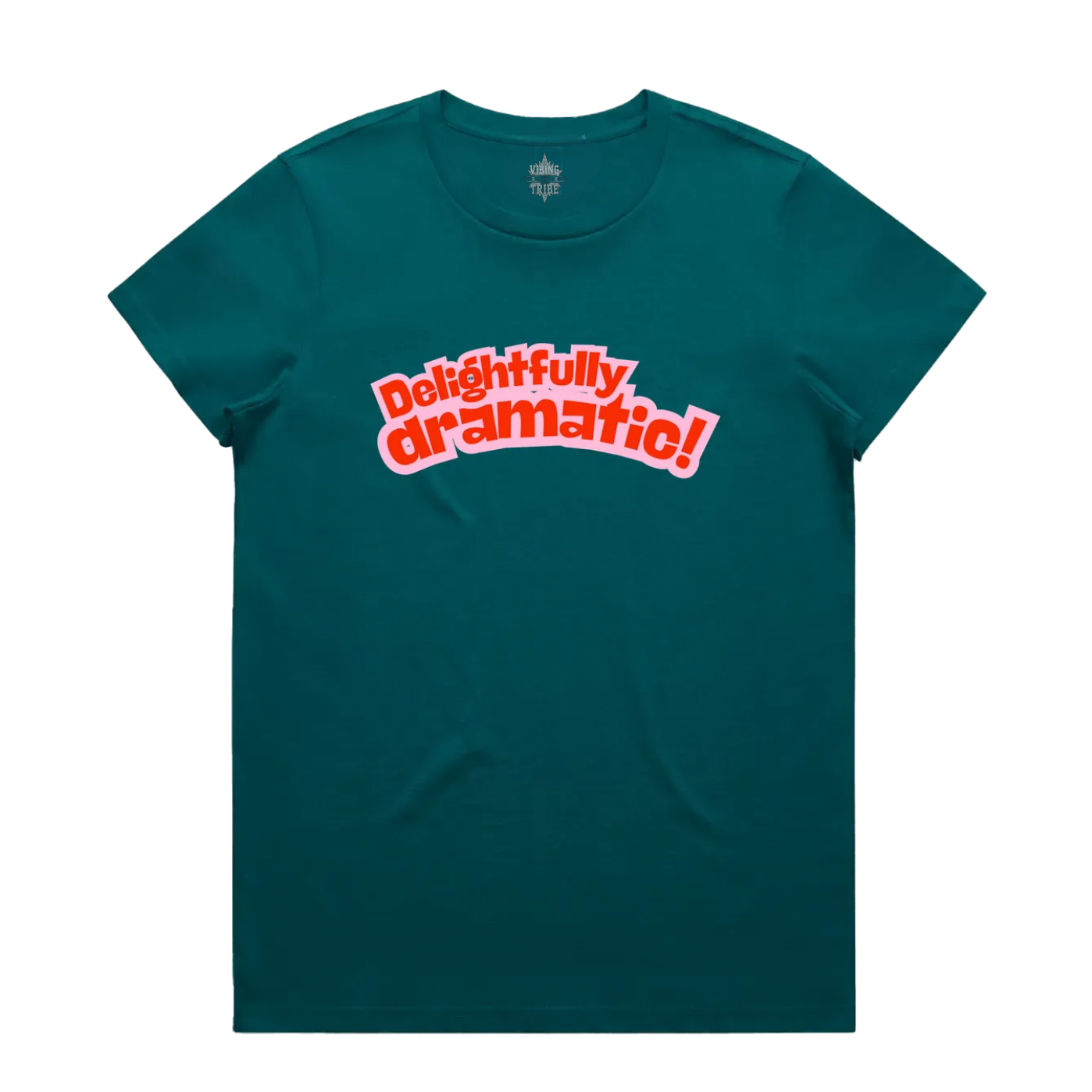 Delightfully Dramatic Maple Cotton Tee