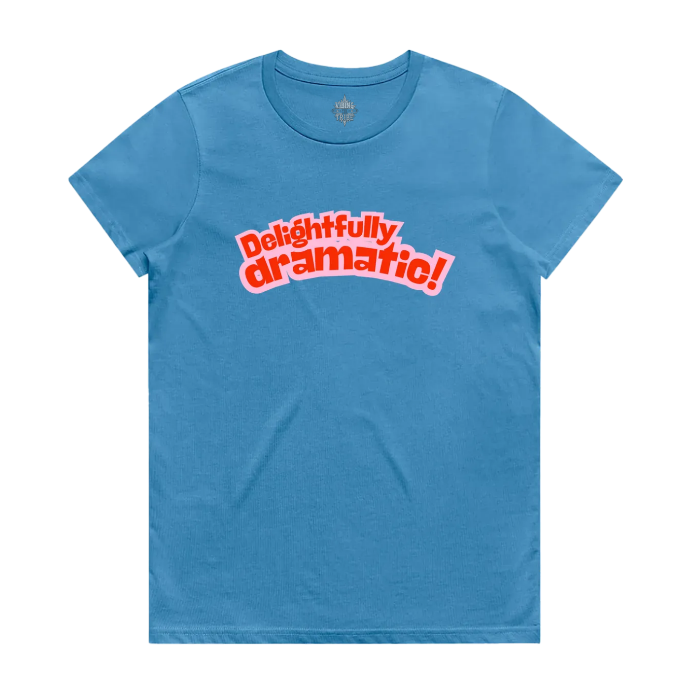 Delightfully Dramatic Maple Cotton Tee