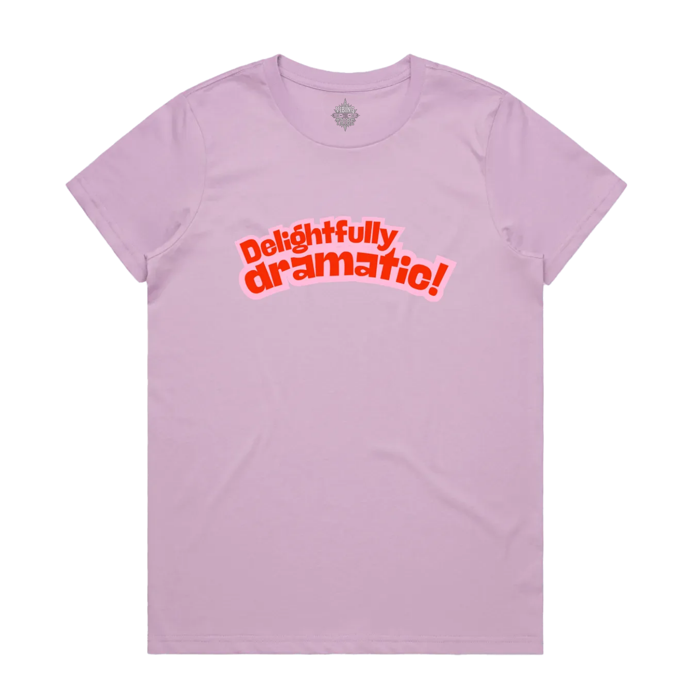 Delightfully Dramatic Maple Cotton Tee
