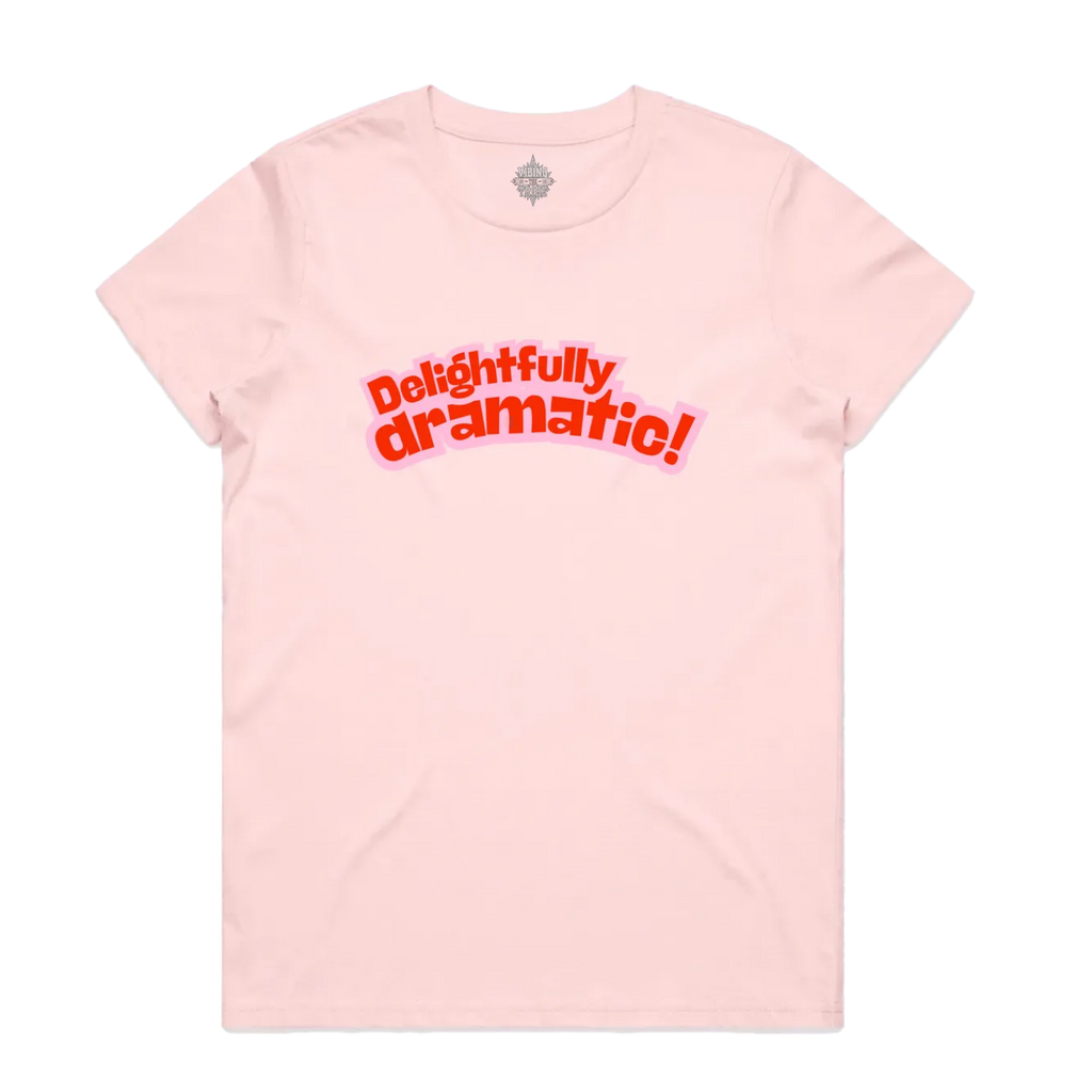 Delightfully Dramatic Maple Cotton Tee