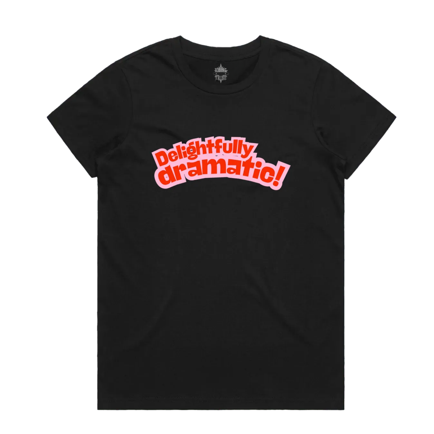 Delightfully Dramatic Maple Cotton Tee