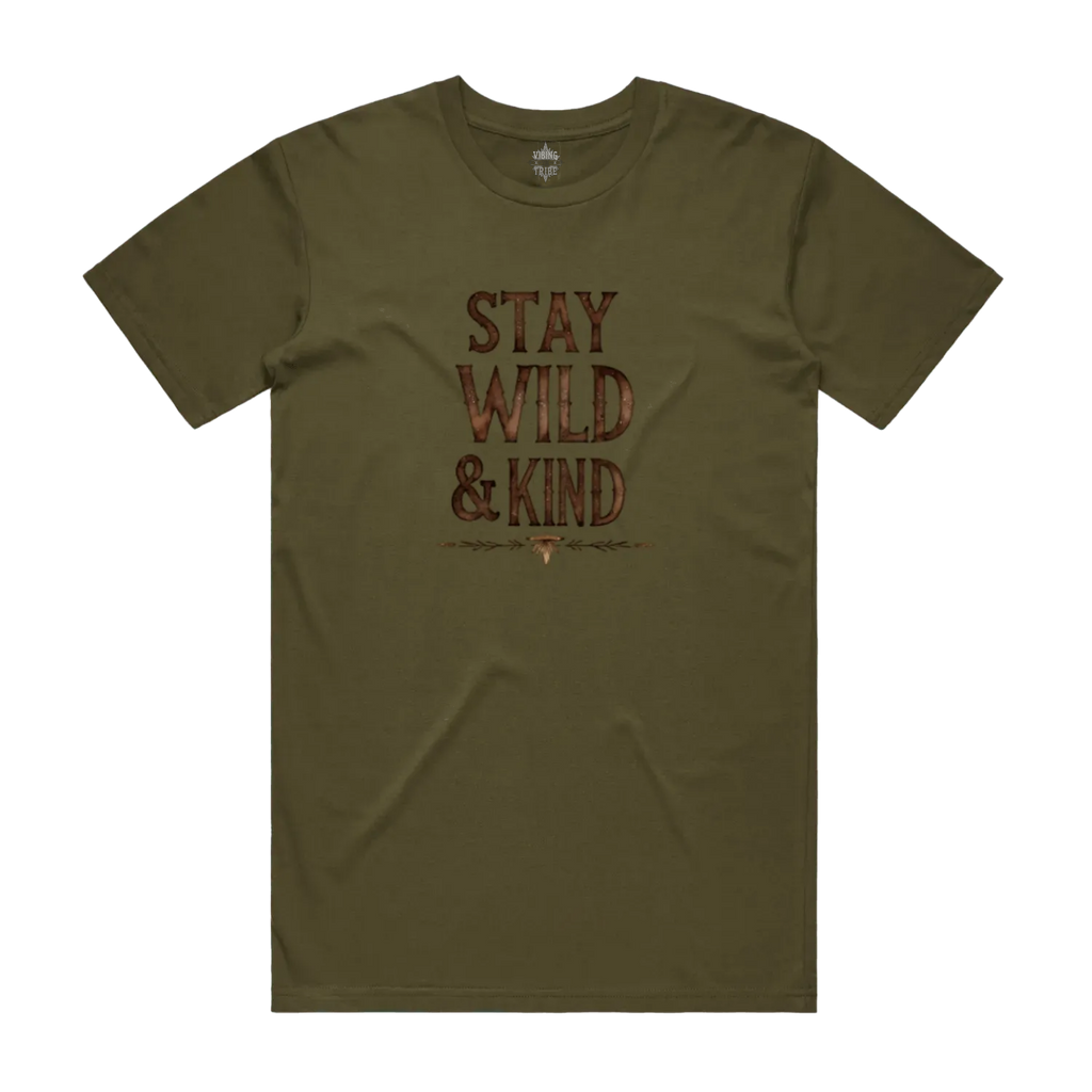 Stay Wild & Kind Unisex Staple Cotton Tee