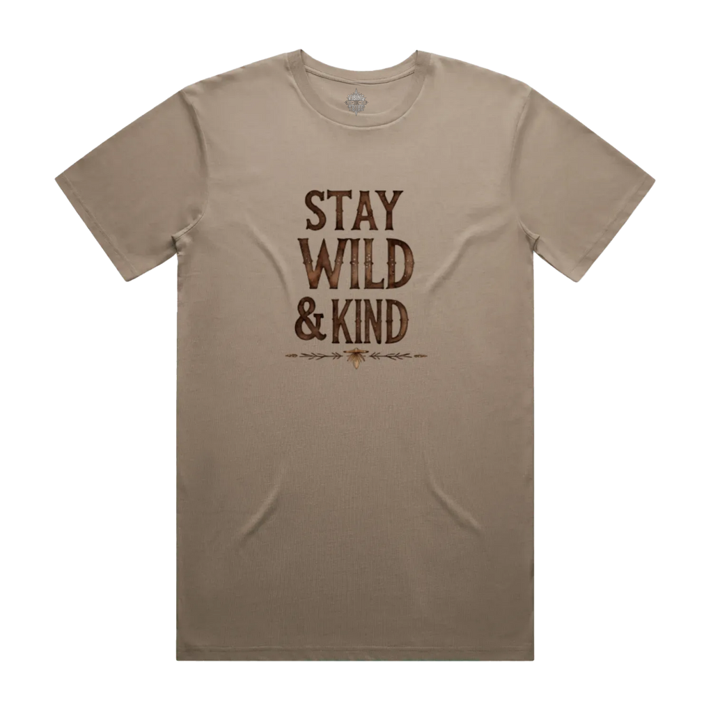 Stay Wild & Kind Unisex Staple Cotton Tee