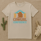 Cowgirl Confidence Maple Cotton Tee