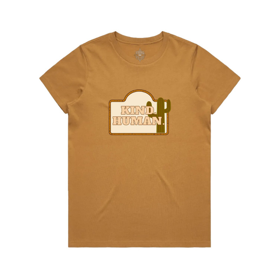 Kind. Human. Maple Cotton Tee