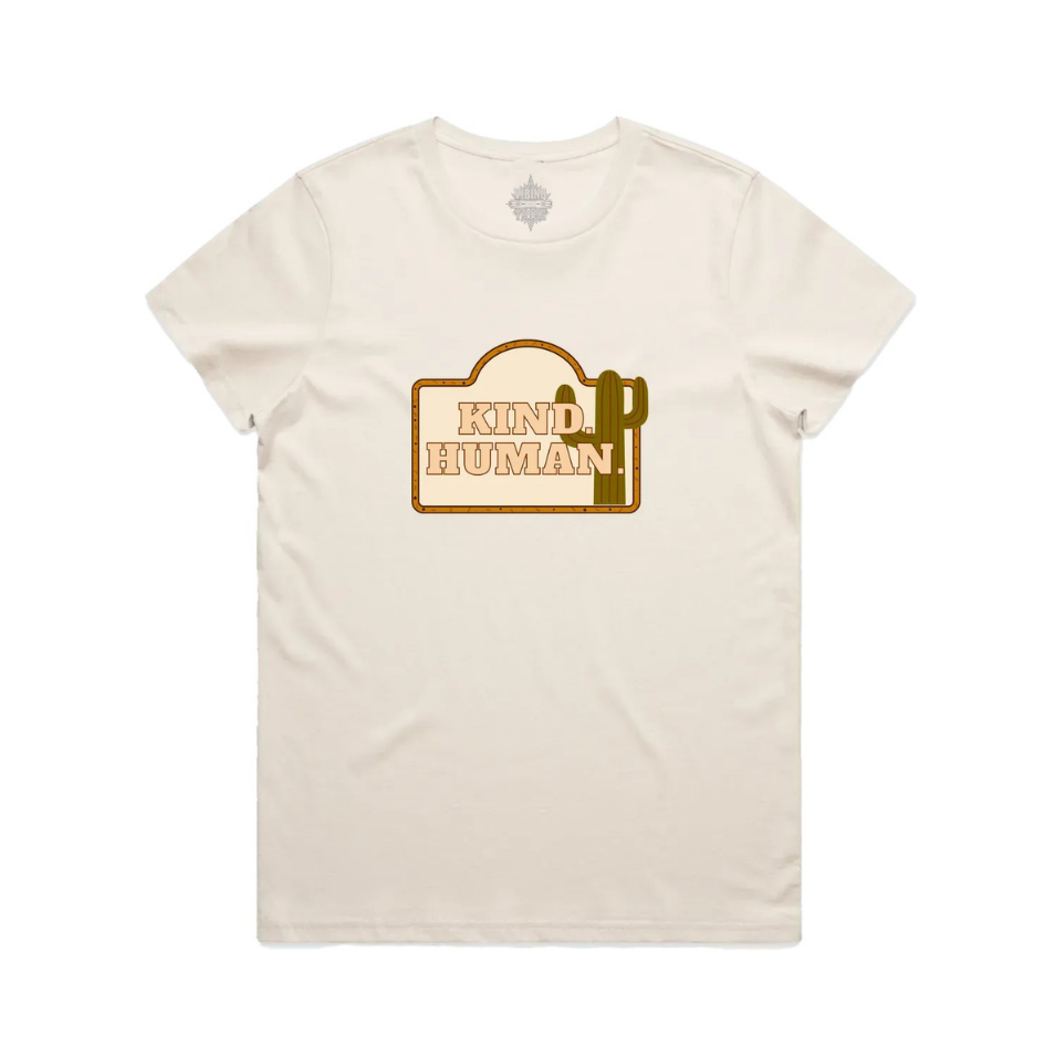 Kind. Human. Maple Cotton Tee