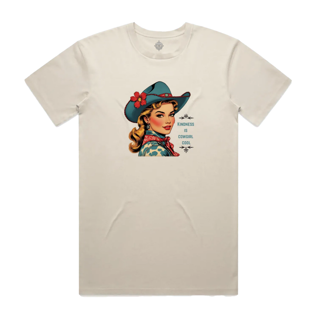 Kindness is Cowgirl Cool Staple Cotton Tee