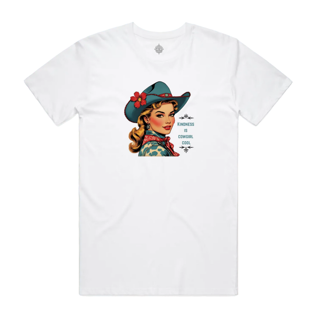 Kindness is Cowgirl Cool Staple Cotton Tee