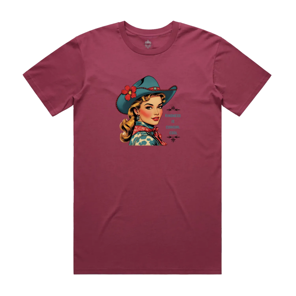 Kindness is Cowgirl Cool Staple Cotton Tee