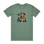 Yee Haw Vintage Cowgirl Staple Cotton Tee