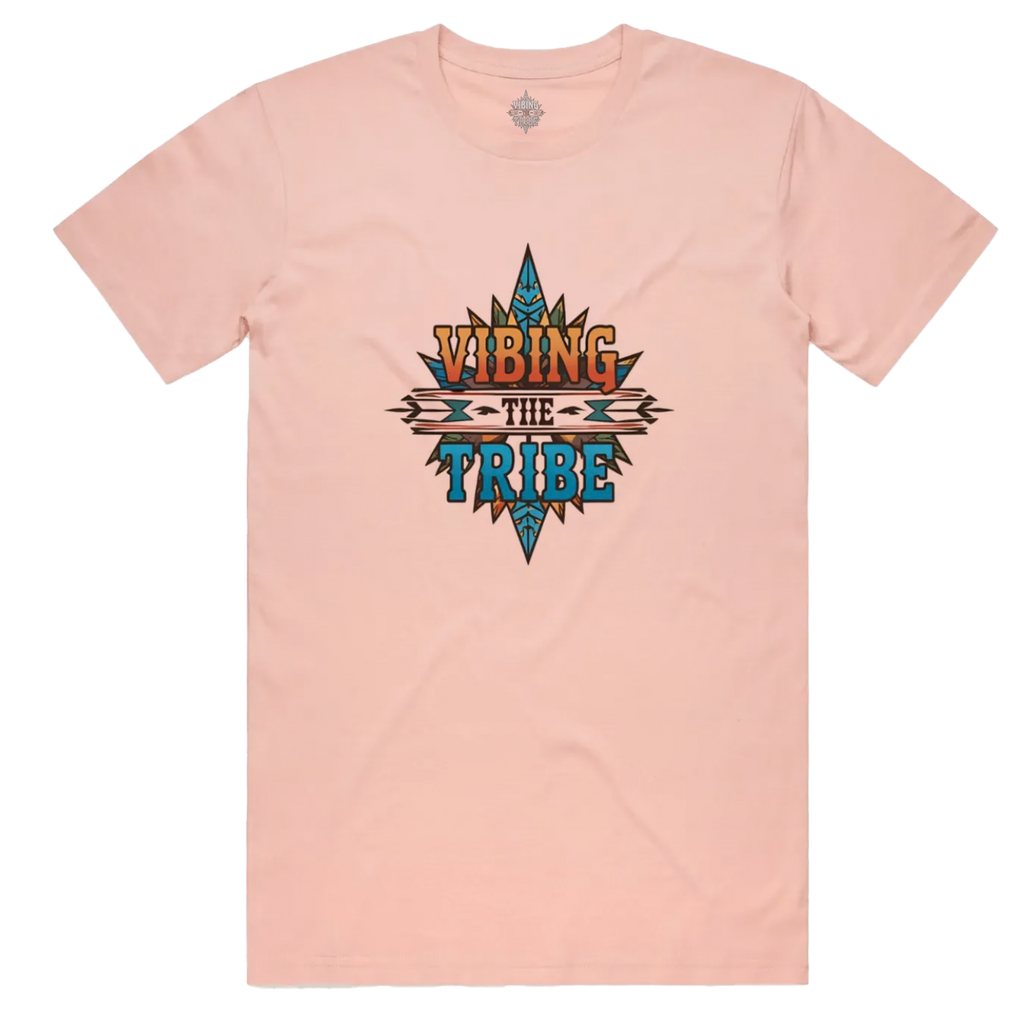 Vibing the Tribe Signature Logo Unisex Cotton Tee
