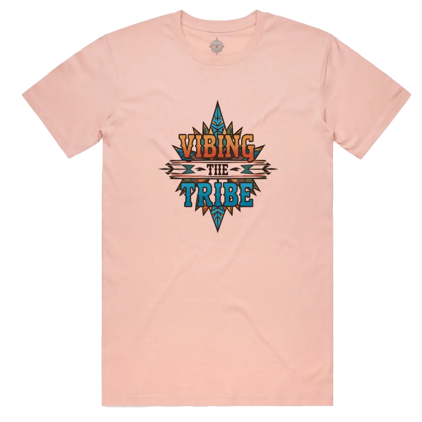 Vibing the Tribe Signature Logo Unisex Cotton Tee