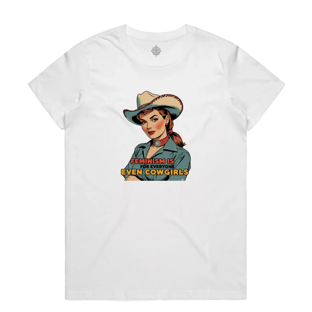 Feminism Cowgirl Classic Maple Tee
