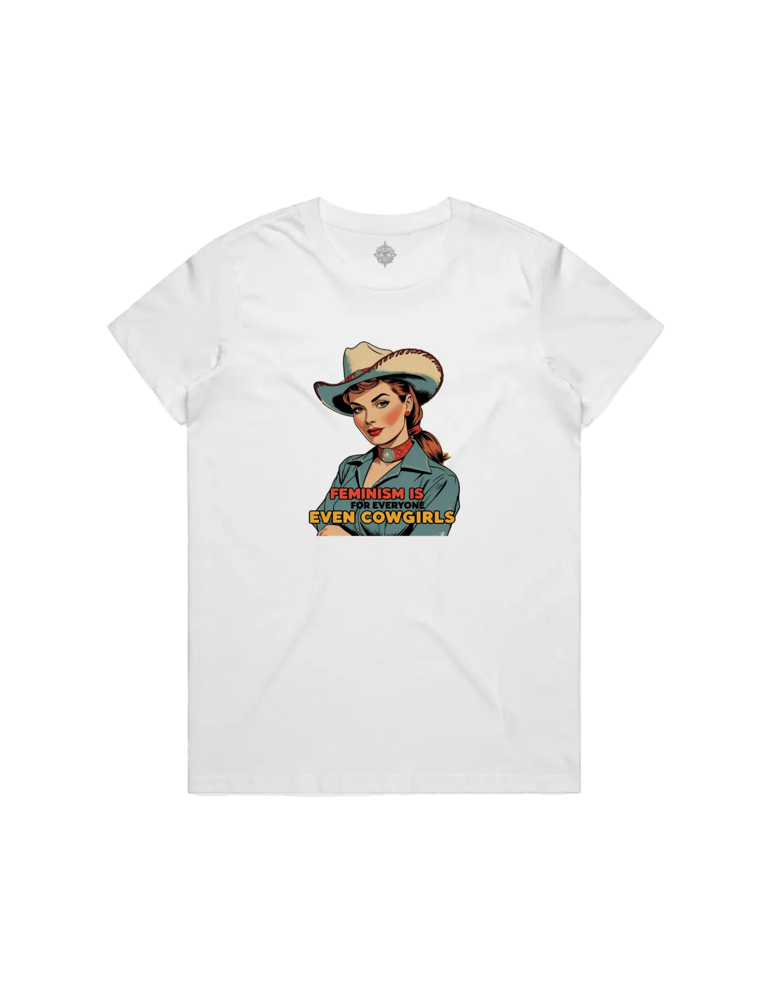 Feminism Cowgirl Classic Maple Tee