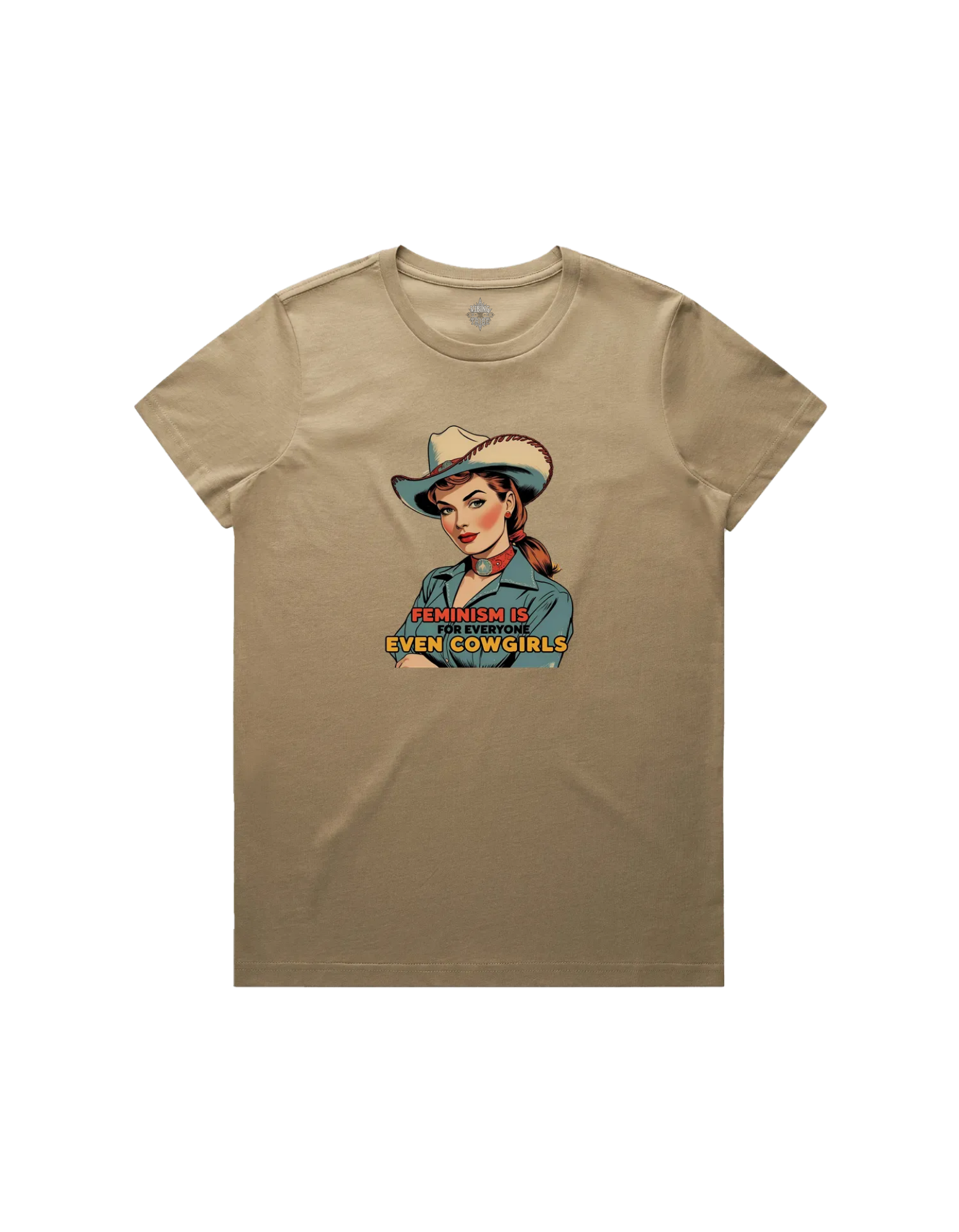 Feminism Cowgirl Classic Maple Tee