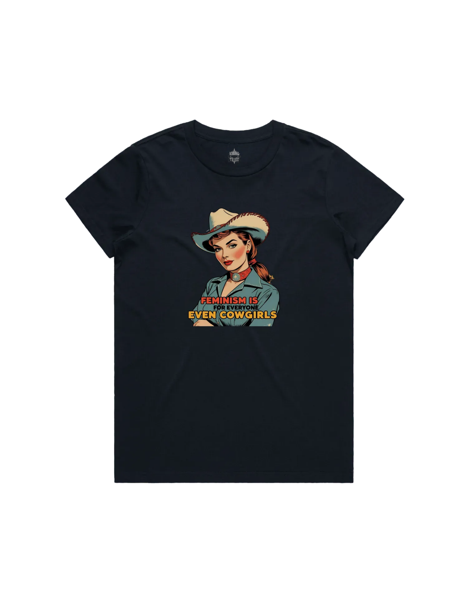 Feminism Cowgirl Classic Maple Tee