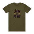 Livin' Life My Way Staple Unisex Cotton Tee