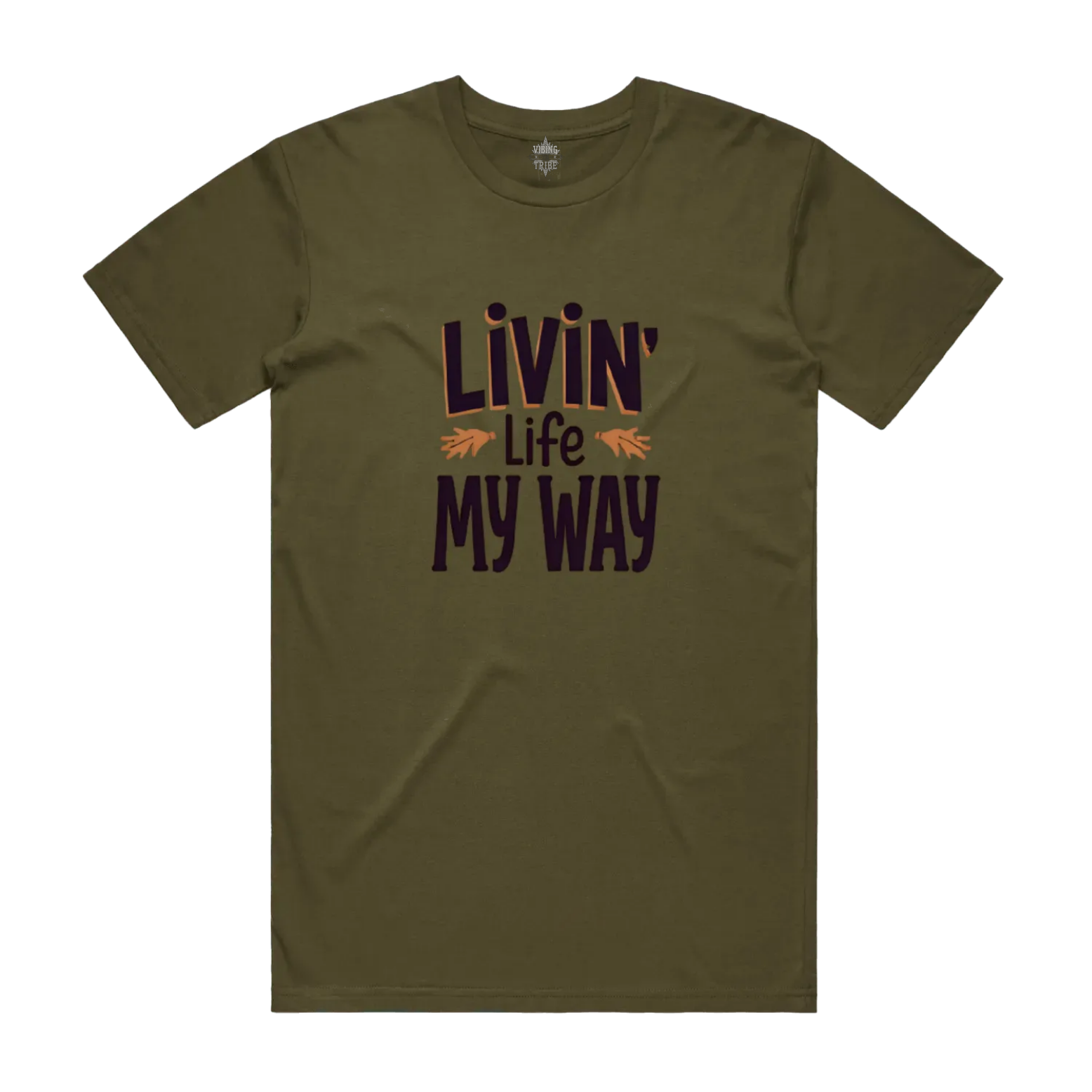 Livin' Life My Way Staple Unisex Cotton Tee