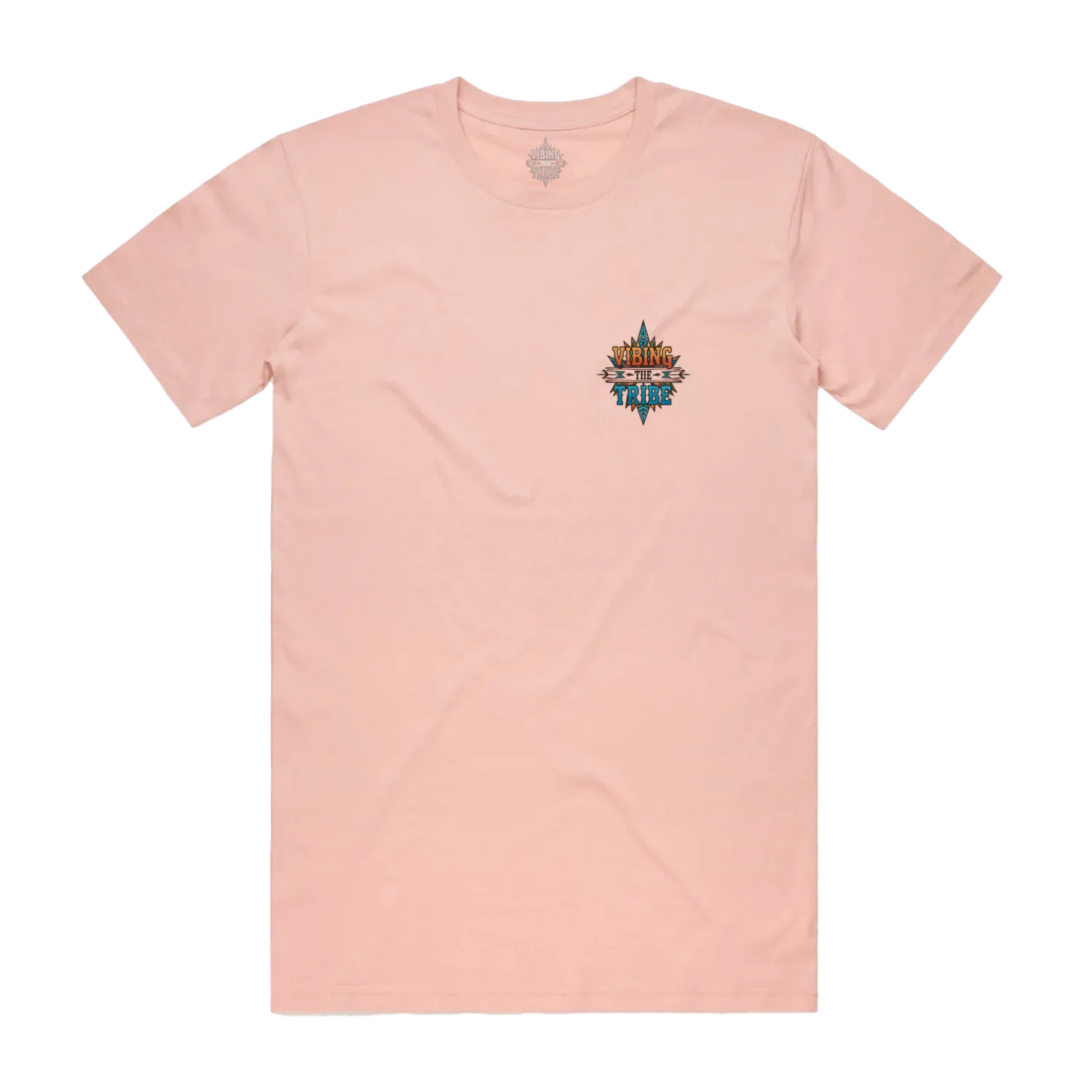 Vibing the Tribe Chest Logo Staple Cotton Tee