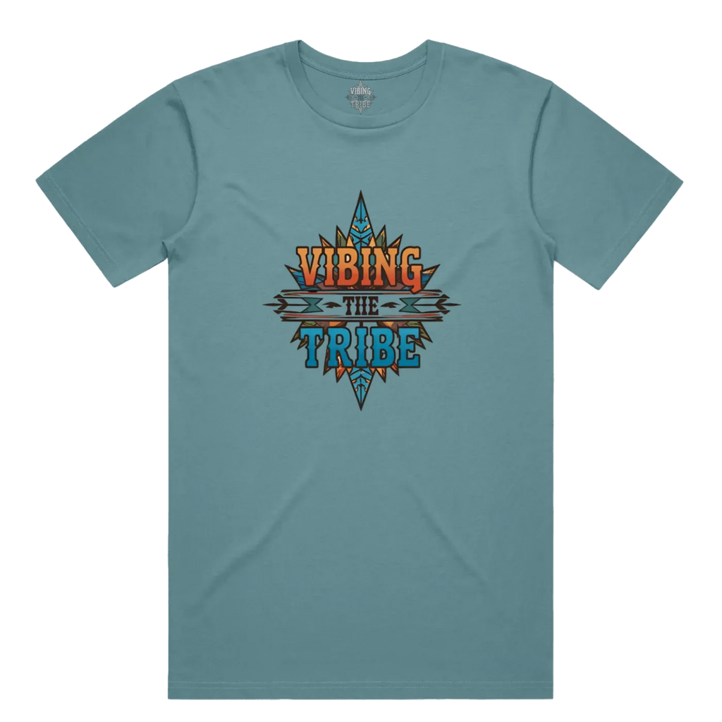 Vibing the Tribe Signature Logo Unisex Cotton Tee