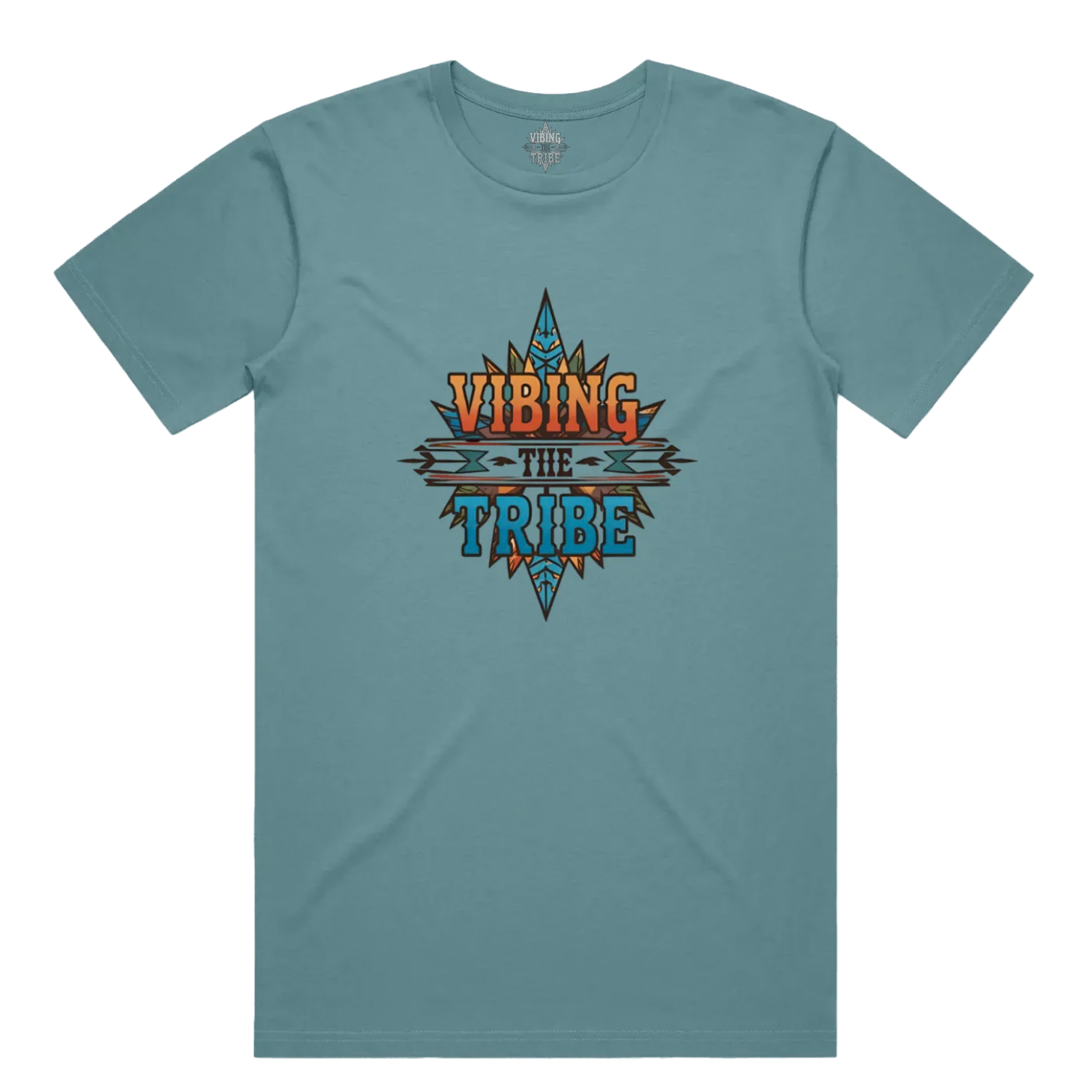 Vibing the Tribe Signature Logo Unisex Cotton Tee