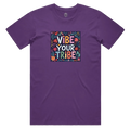 Floral Vibe Your Tribe Staple Cotton Tee