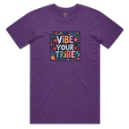 Floral Vibe Your Tribe Staple Cotton Tee