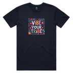 Floral Vibe Your Tribe Staple Cotton Tee